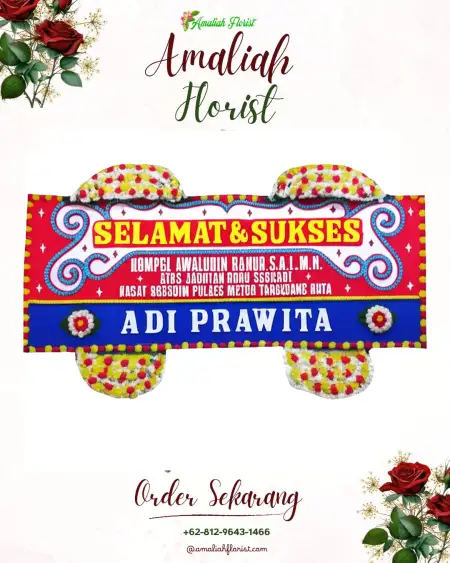 Papan Bunga Ucapan Selamat Jeulingke